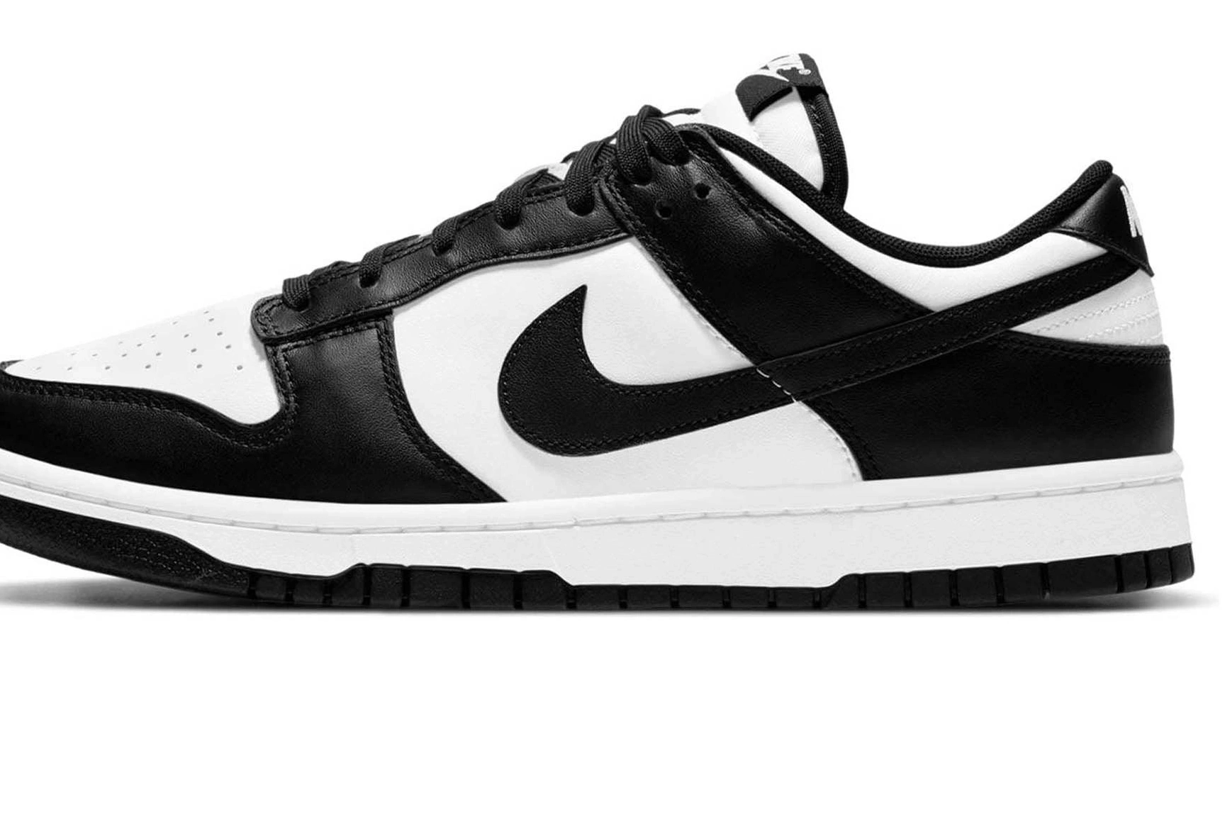 Black Low Nike Dunk Retro White 'Panda' 0707